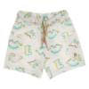 Picture of Mayoral Boys Summer Dinosaur Pullover & Shorts Set  X 2 - White Green