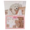 Picture of Sofija Baby Mirella Jampant Body Headband Socks Set x 4 - White Beige