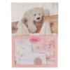 Picture of Sofija Baby Kornelia Swan Babygrow Hat Swaddle Set x 3 - White Pink  