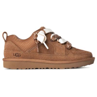 Picture of UGG Kids Lo Lowmel Trainers - Chestnut