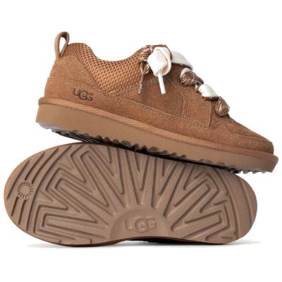 Picture of UGG Kids Lo Lowmel Trainers - Chestnut