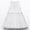 Picture of Abel & Lula Girls Special Occasion Combined Bow Dress - Ivory