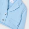 Picture of Mayoral Girls Summer Jacket & Pleated Shorts Set X 2 - Sky Blue