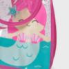 Picture of Mayoral Girls Summer Mermaid Backpack - Fuschia Pink Multi