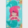 Picture of Mayoral Girls Summer Mermaid Towel Poncho - Fuschia Pink Multi 