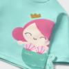 Picture of PRE ORDER Mayoral Newborn Girls Mermaid Rashguard Bottoms & Sunhat Set X 3 - Aqua Green