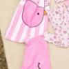 Picture of Mayoral Girls Summer Ice Cream Towel Poncho - Pink Multi 