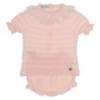 Picture of Juliana Baby Girls Knitted Lace Top & Jampants Set X 2 - Rosa Pink