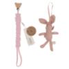 Picture of Jamiks Kids Baby Girl Neia Teddy Muslin Gift Set X 4 - Pink