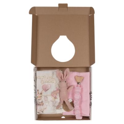 Picture of Jamiks Kids Baby Girl Naja Love Bunny Muslin Gift Set X 4 - Pink 