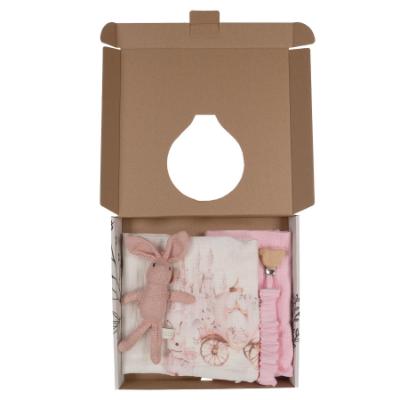 Picture of Jamiks Kids Baby Girl Teona Fairytale Muslin Gift Set X 4 - Pink 