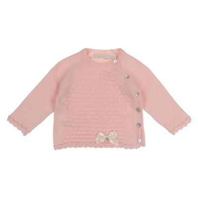 Picture of Rigola Baby Girls Openwork Knitted Top & Legging Set X 2 - Rose Pink