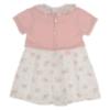 Picture of Rigola Baby Girls Organic Knit & Floral Dress & Panties Set X 2 - Rose Pink