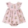 Picture of Mayoral Girls Summer Bear & Bunnies Dress & Panties Set  X 2 - Baby Rose Pink