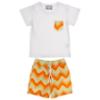 Picture of Rochy Boys Flecha T-Shirt & Swimshorts Set X 2 - White Orange