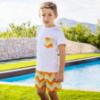 Picture of Rochy Boys Flecha T-Shirt & Swimshorts Set X 2 - White Orange