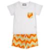 Picture of Rochy Boys Flecha T-Shirt & Swimshorts Set X 2 - White Orange