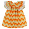 Picture of Rochy Girls Flecha A Line Dress - White Orange 