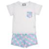 Picture of Rochy Boys Barby T-Shirt & Swimshorts Set X 2 - White Blue