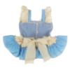 Picture of Ela Confeccion Girls Ruffle Summer Dress Panties Hairbow Set X 3 - Blue Ivory