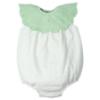 Picture of Mac Ilusion Baby Flashy Collection Girls Knitted & Lace Romper - Green White