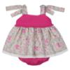 Picture of PRE ORDER Mac Ilusion Baby Florid Collection Girls Dress & Panties Set X 2 - Kiss Fuxia 