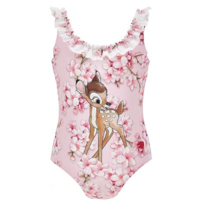 Picture of Monnalisa Girls Bambi Swimsuit - Pink