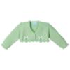 Picture of Mac Ilusion Baby Flashy Collection Girls Knitted Bolero Cardigan - Apple Green