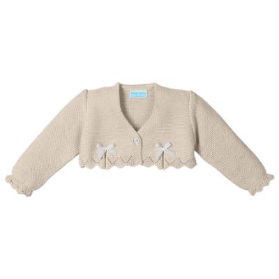 Picture of Mac Ilusion Baby Flashy Collection Girls Knitted Bolero Cardigan - Beige