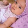 Picture of PRE ORDER Mac Ilusion Baby Resplent Collection Boxed Shawl With Lace - Pastel Lilac