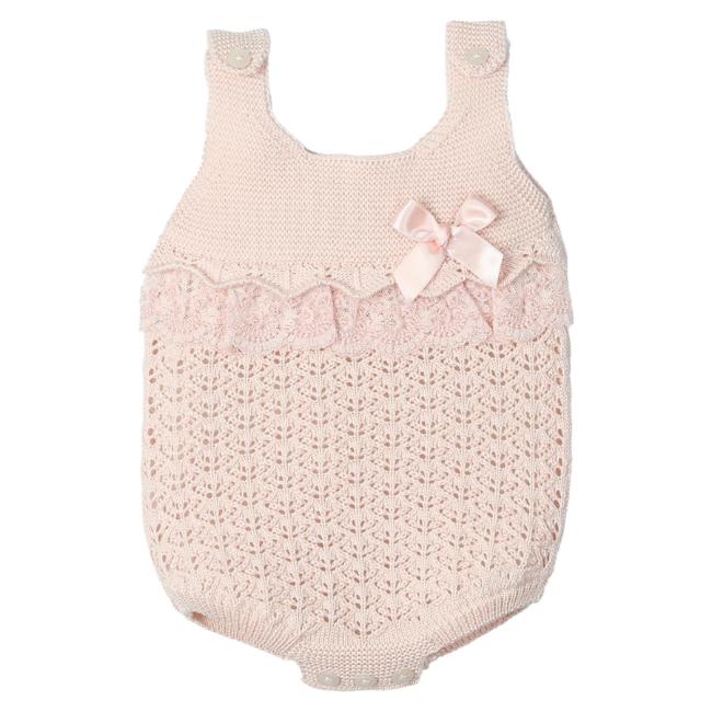 Picture of PRE ORDER Mac Ilusion Baby Gorgeous Collection Girls Lace Bodysuit - Nude Pink