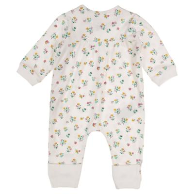 Picture of Mayoral Newborn Girls Floral Front Opening Bodysuit - Jade Floral Print