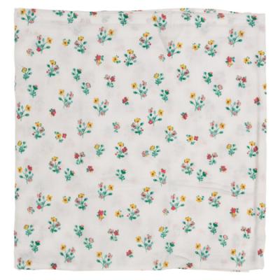 Picture of Mayoral Newborn Girls Floral Muslin Swaddle - Jade Floral Print