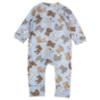 Picture of Mayoral Newborn Boys Teddy & Bunny Zip Babygrow - Beige Sky Blue