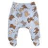 Picture of Mayoral Newborn Boys Jersey Teddy & Bunny Trouser Set - White Beige Sky Blue