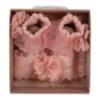 Picture of Mayoral Newborn Girls Tulle Ruffle Socks & Headband Set - Rosa Baby Pink