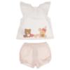 Picture of Mayoral Newborn Girls Bear & Bunny Tunic & Shorts Set X 2 - Baby Rose 