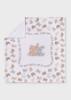 Picture of Mayoral Newborn Baby Unisex Teddy & Bunny Jersey Blanket - Beige Grey