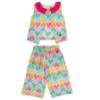 Picture of Agatha Ruiz De La Prada Nice Blouse & Wide Leg Trousers Set X 2  - Fuchsia Multi