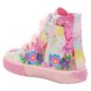 Picture of Lelli Kelly Unicorn & Flower Garland Mid Canvas  Boot With Inside Zip - White Fantasy