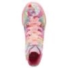 Picture of Lelli Kelly Unicorn & Flower Garland Mid Canvas  Boot With Inside Zip - White Fantasy