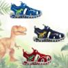 Picture of Bull Boys Easy On Velociraptor Closed Toe Lights Sandal - Red