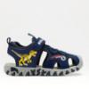 Picture of Bull Boys Easy On Velociraptor Closed Toe Lights Sandal - Navy Blue 