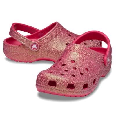 Picture of Crocs Classic Glitter Iridescent Clog - Dragonfruit Pink