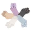 Picture of Meia Pata Extra Large Satin Double Bow Ankle Socks - Champagne Beige