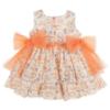 Picture of Miranda Baby Girls Floral Ruffle Dress & Panties Set X 2 - White Orange