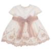 Picture of Miranda Baby Girls Tulle & Lace Occasion Dress - Ivory Pink