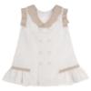 Picture of Miranda Baby Girls Textured Dress & Panties Set X 2 - Ivory Beige