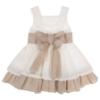 Picture of Miranda Girls Sleeveless Occasion Dress - Ivory Beige