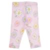 Picture of Monnalisa Bebe Girls Alice In Wonderland Floral Leggings - Pink